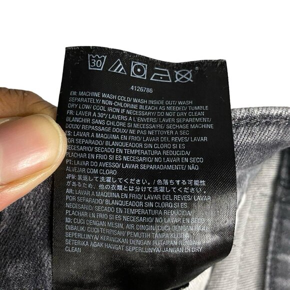 Volcom Men's Gray Vorta Slim Straight Denim Jeans - Picture 6 of 9